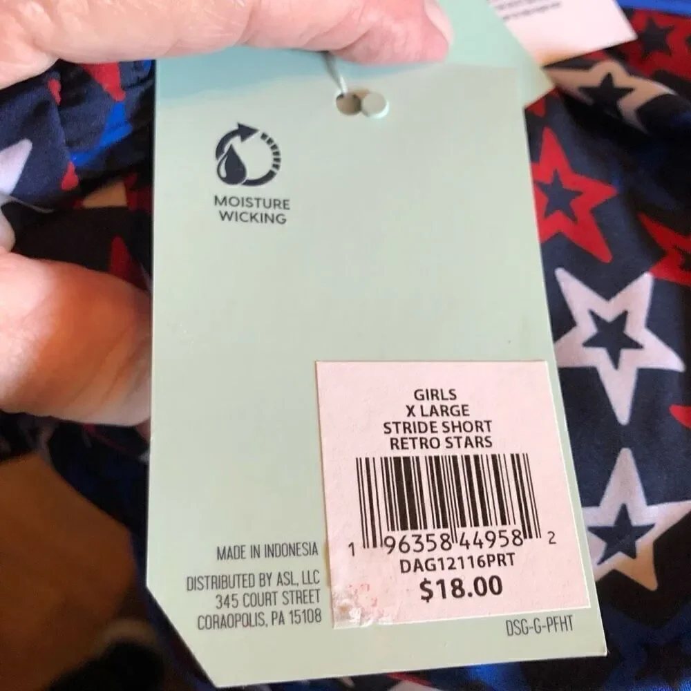 DSG (Dick’s Sporting Goods) - NWT Girls Sz XL (16) Stride Running Shorts